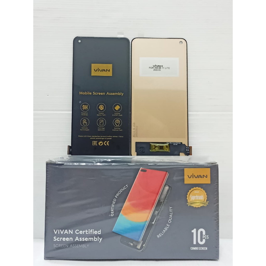 VIVAN VSA10 LCD Xiaomi 11 Lite Touchscreen Black