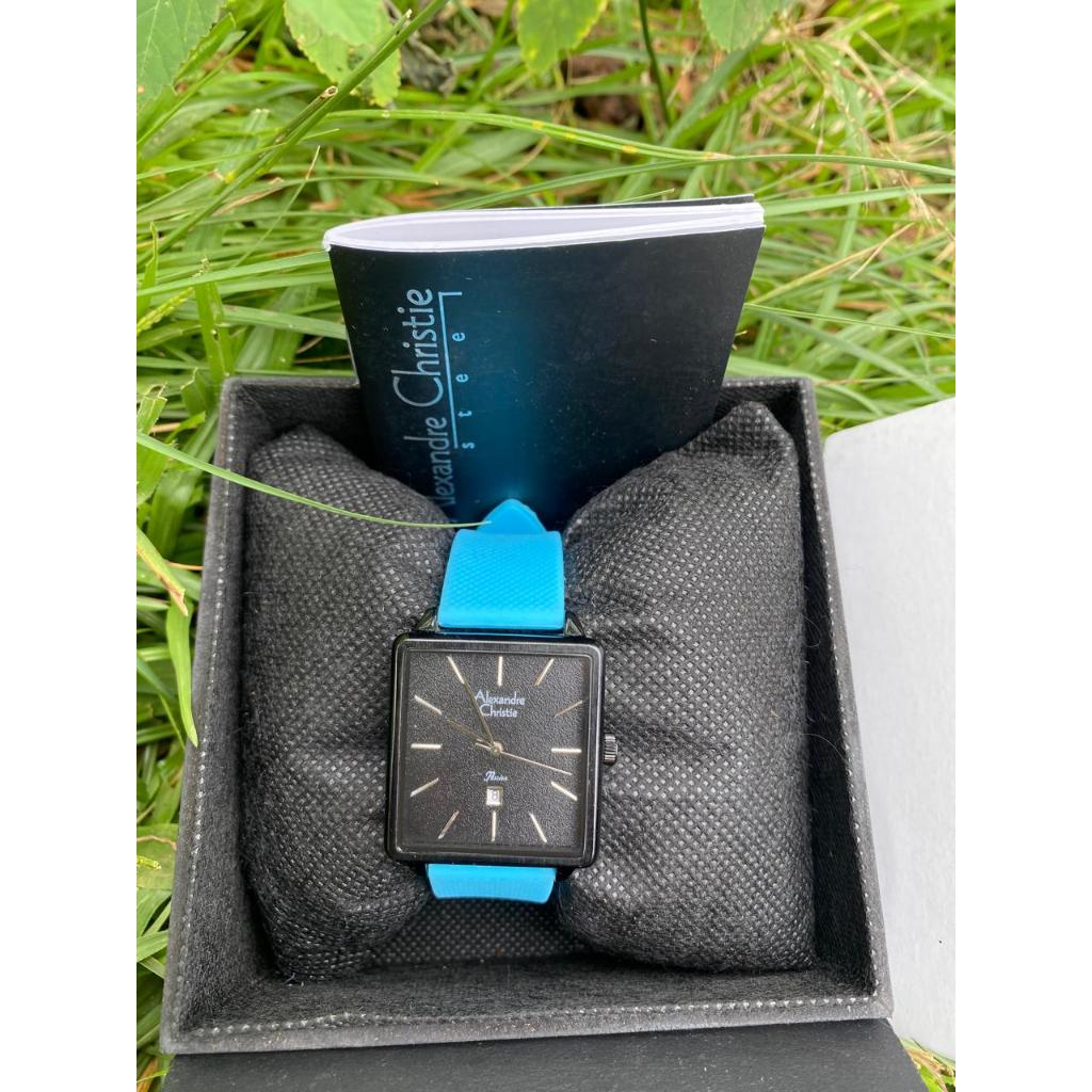Jam Tangan Wanita Alexandre Christie AC 2810 LD Strap Tali Rubber Cewek