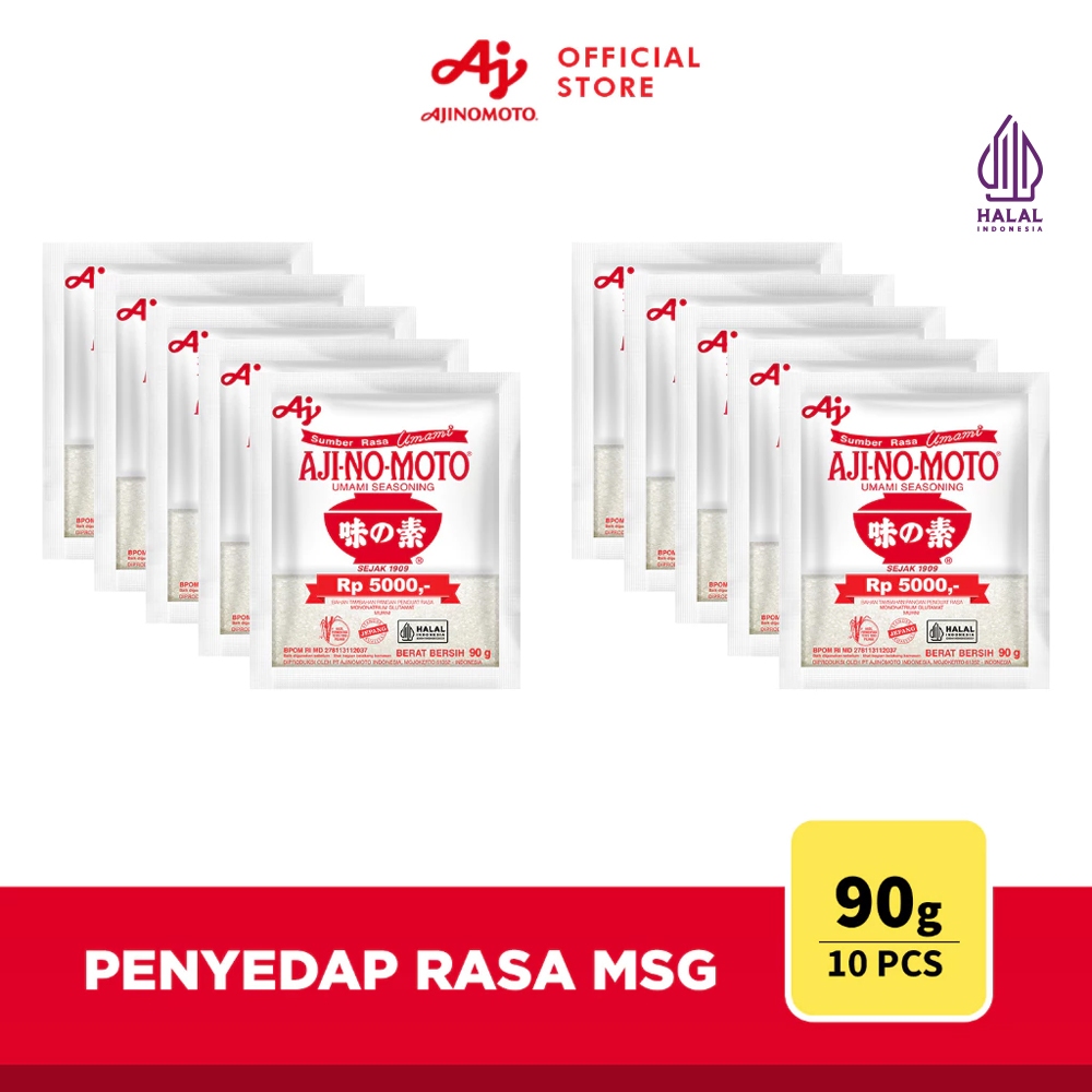 AJI-NO-MOTO® Penyedap Rasa MSG Ajinomoto 90g (10pcs)