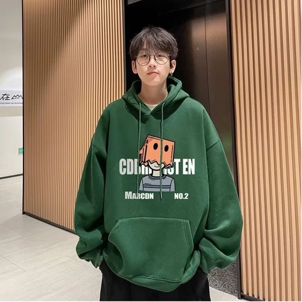 Lestary Clothing Store Hoodie Box Man Kasual Big size S-6XL Jaket Oversize Pria Wanita Gaya Korea Wa