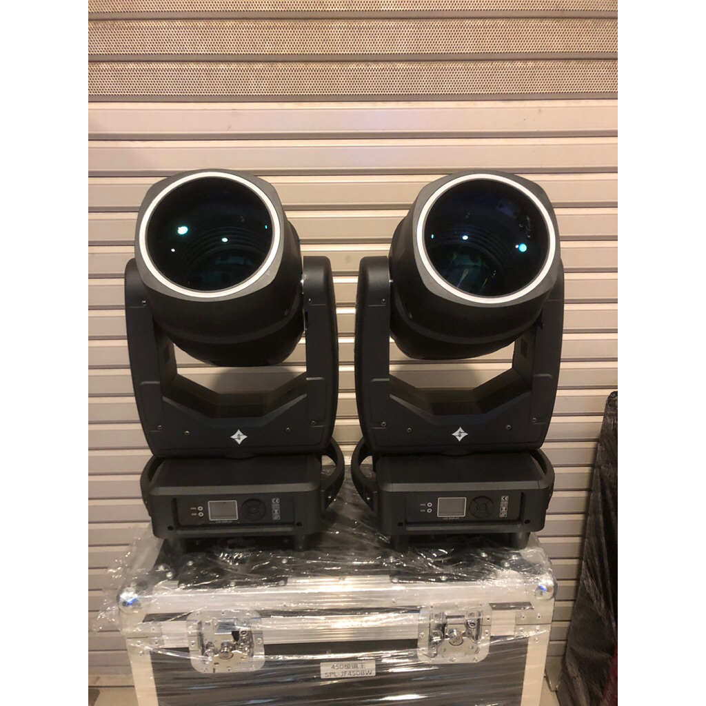Moving Head Beam 450W + Prisma + Ring LED RGB