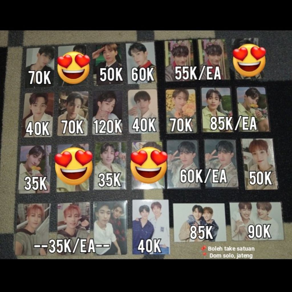 PC PHOTOCARD DK DOKYEOM SEVENTEEN ATTACCA OP.1 HEAVEN FLOWER CROWN SECTOR 17 FML PILOT SVT CAFE SOCO