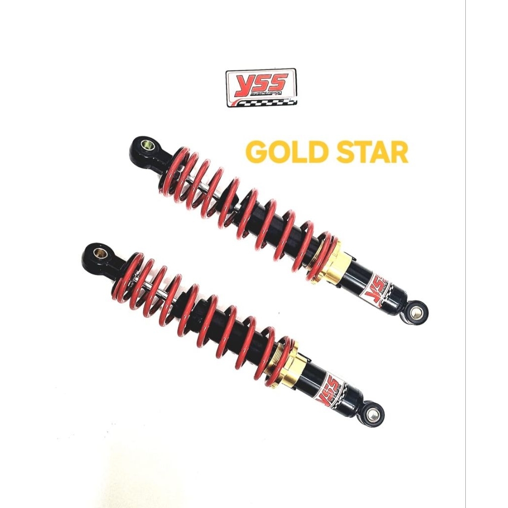 SHOCK BELAKANG 811 COPY YSS MERAH UKURAN 340MM BUAT SUPRA X /SUPRA FIT NEW /REVO / REVO FI / BLADE /