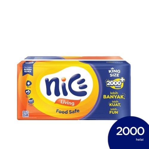 NICE Tissue 2 Ply 1000 gram ORIGINAL / Tisu Nice Facial Tissue / Tisu Nice 1000 gram
