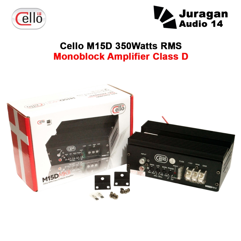 Power Monoblok Cello M15D Class D 300W Subwoofer