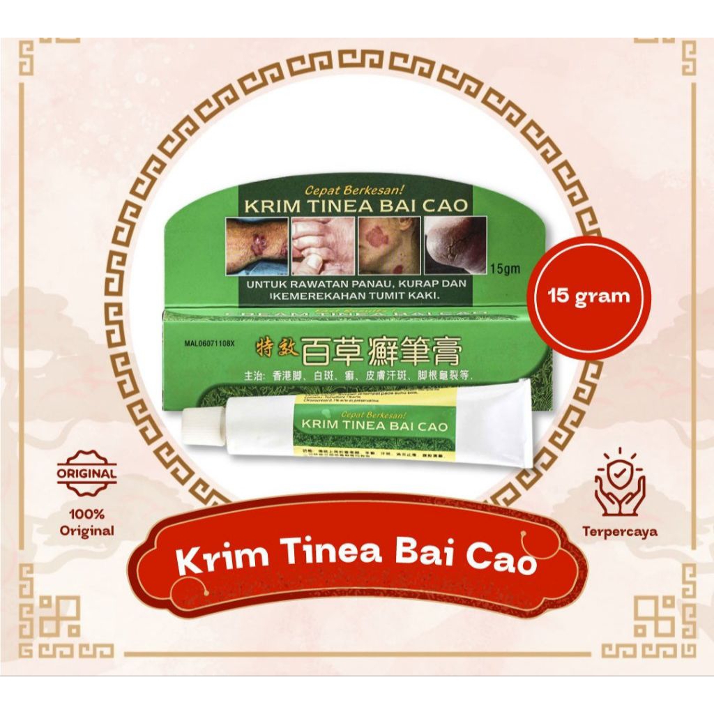 KRIM TINEA BAI CAO UNTUK RAWATAN PANAU KURAP DLL IMPORT