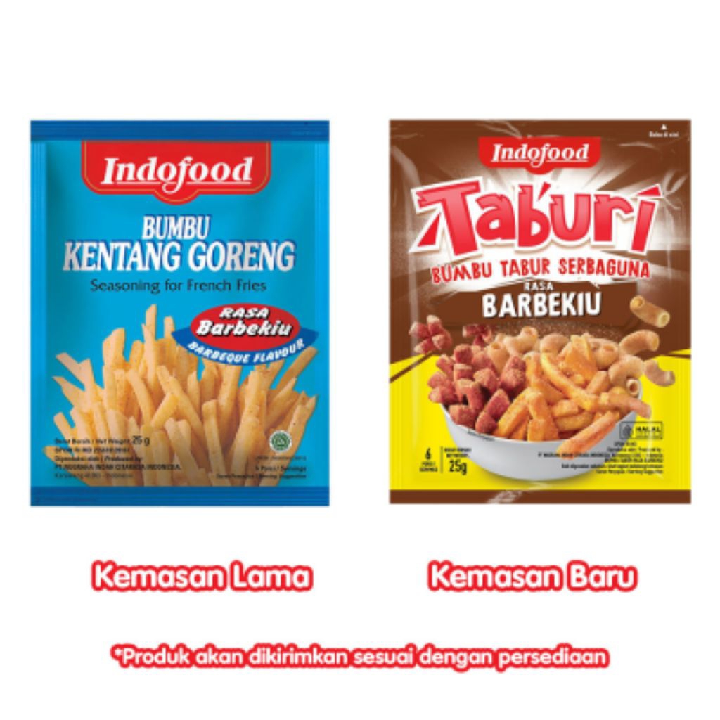 Taburi Indofood - Bumbu Taburi Kentang Goreng - 25 gr