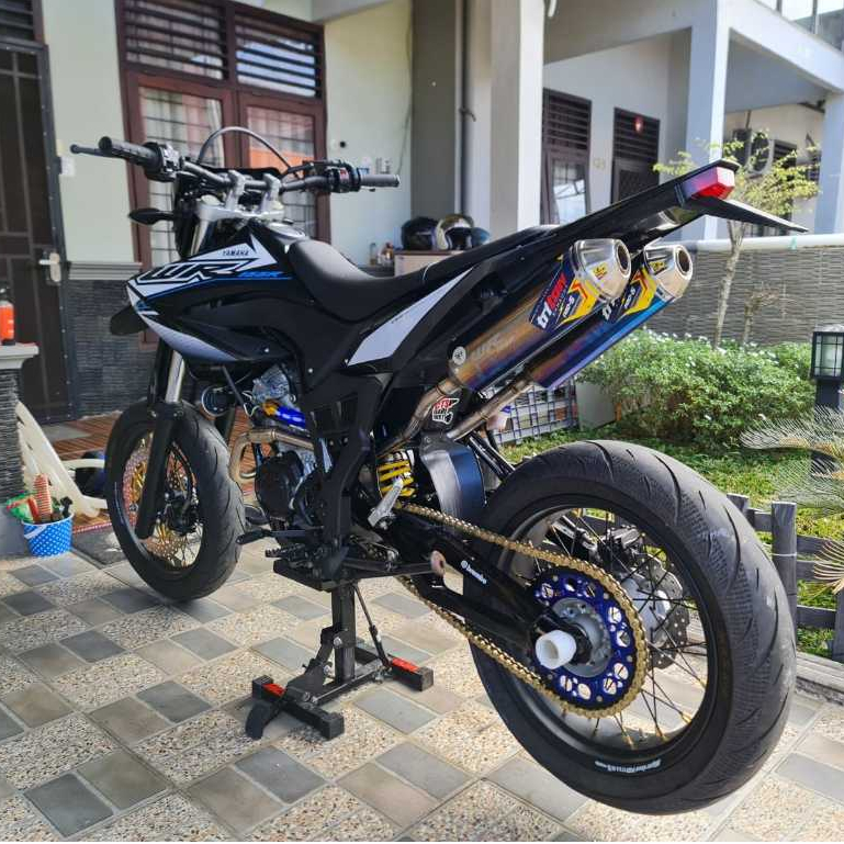 Knalpot Double Muffler CRF 150 L, KLX 150, WR155, DTracker Original Triton Exhaust Type Pro-5 Series