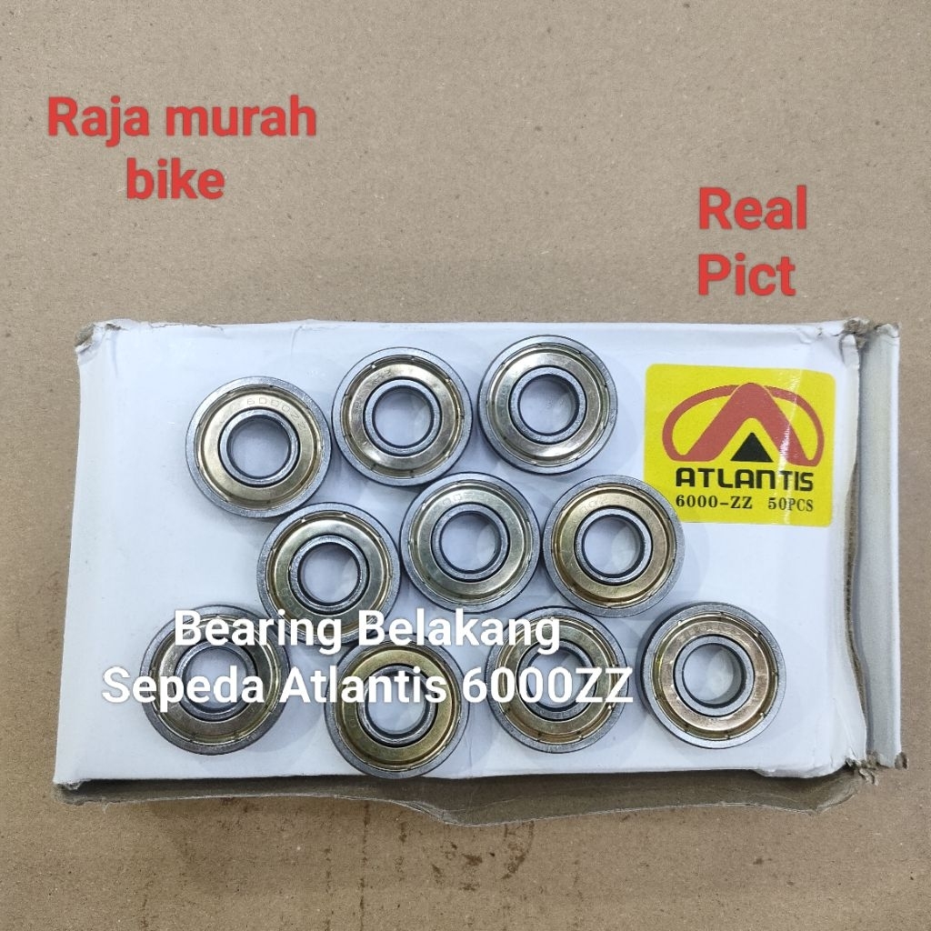 Atlantis klahar bearing 6000zz atlantis bearing belakang sepeda ball bearing sepeda