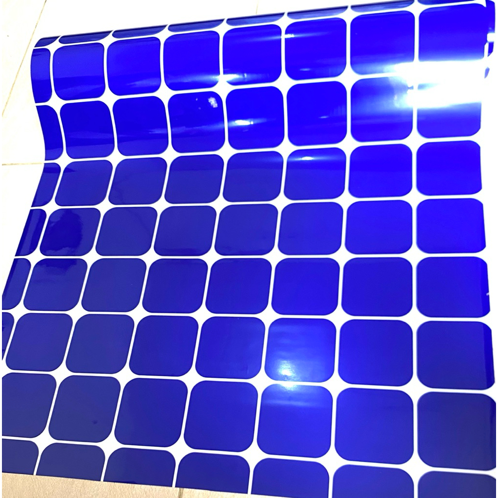 Background Aquarium Sticker Skotlet Kotak Kotak Lebar 61cm Panjang 50cn