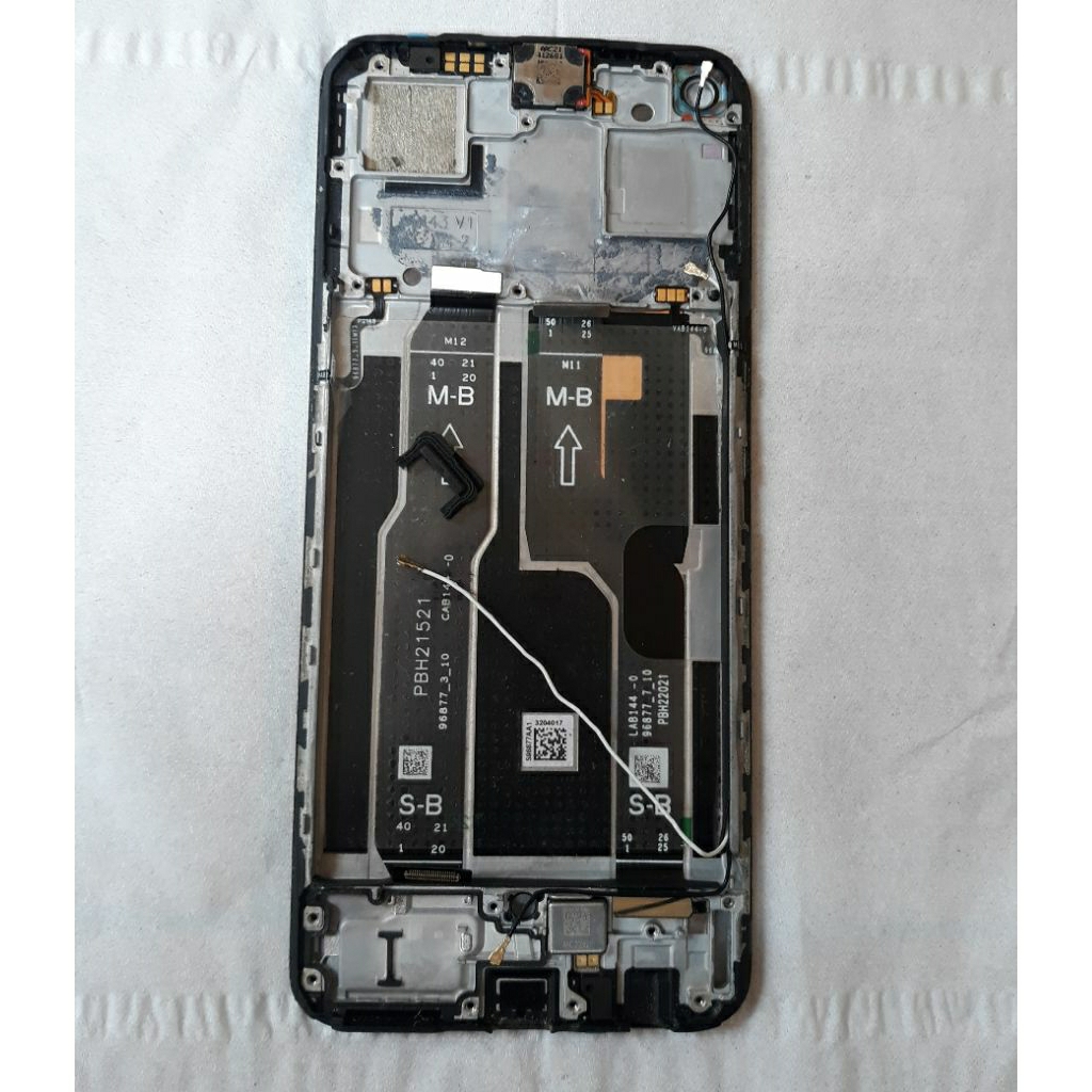 tulang tatakan mesin LCD realme 9 pro plus original copotan