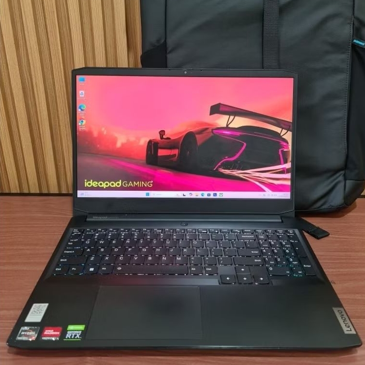 Lenovo Ideapad Gaming 3 Ryzen 7 5800H 16gb/512gb Nvidia RTX 3060 4gb Mulus Normal