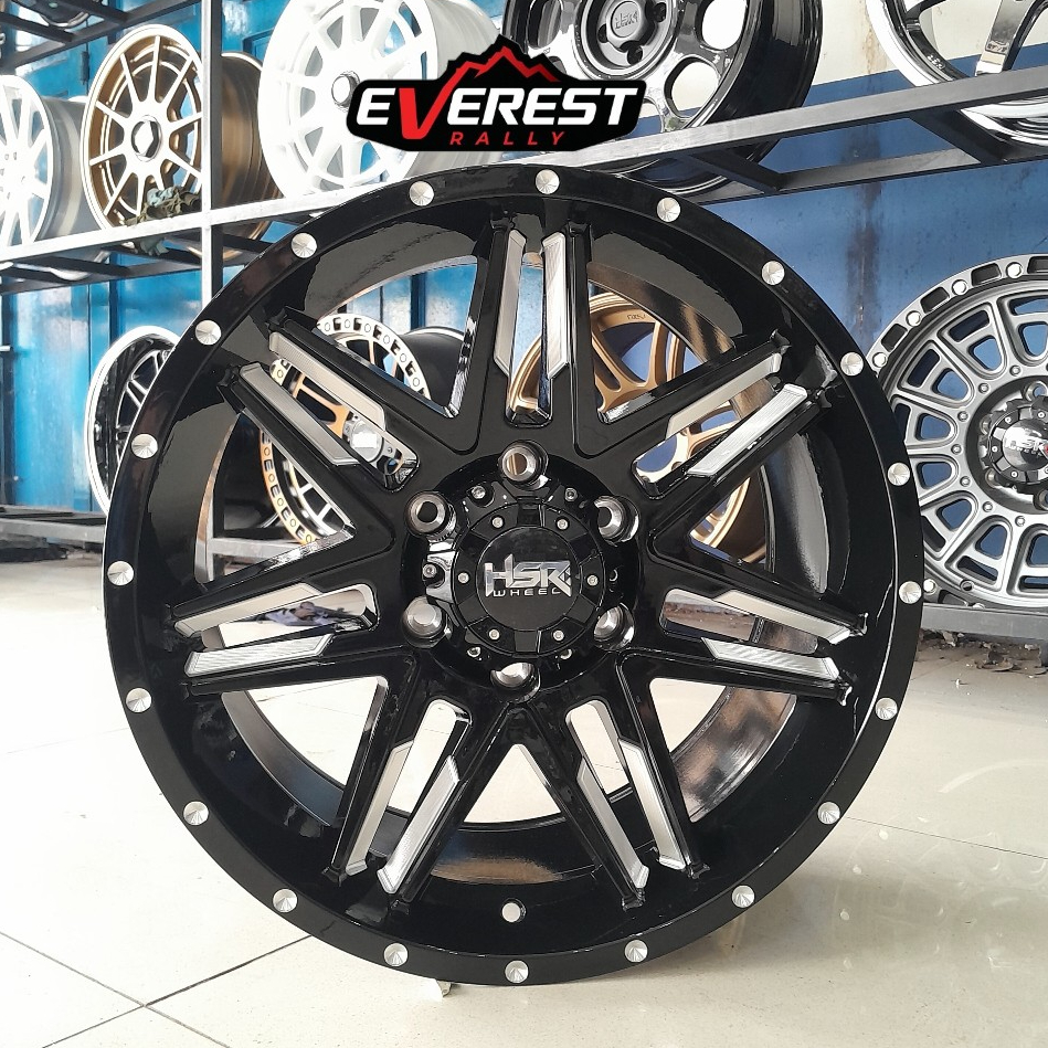 HSR BULL velg pajero ring 18 lebar 9 et 25 lubang 6 |velg mobil fortuner, triton, hilux ring 18