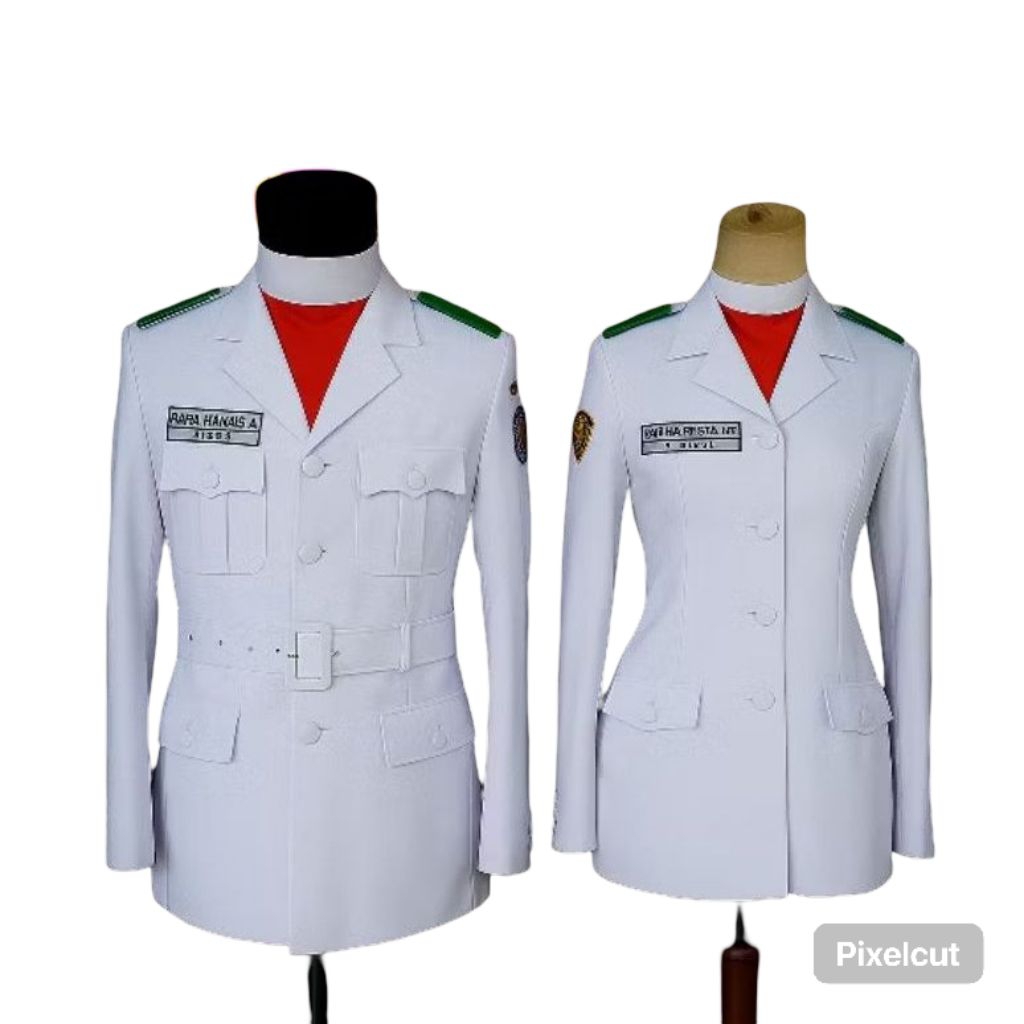 Seragam Paskibra/Atasan PDU Paskibra Pria / Wanita