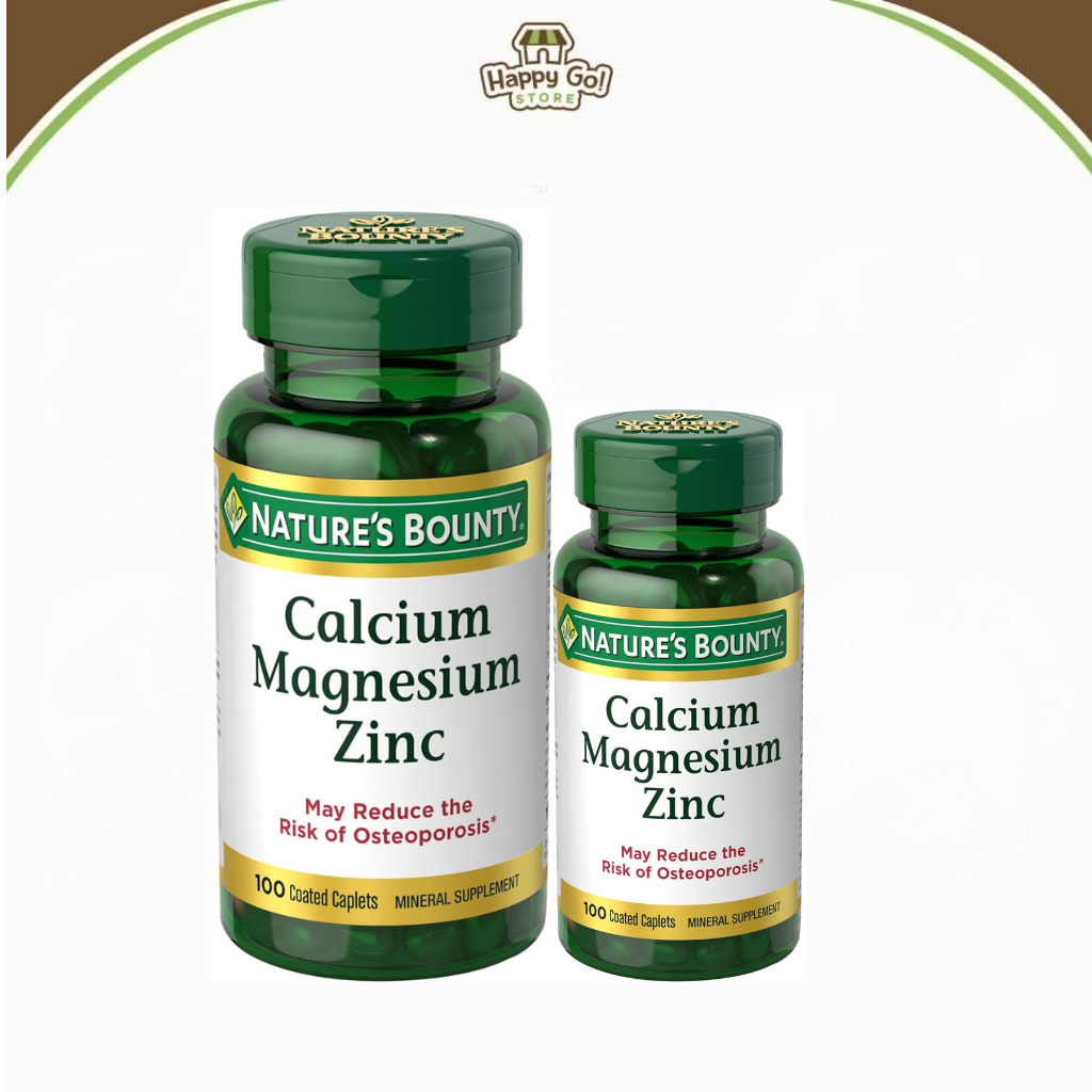 Nature’s Bounty Calcium Magnesium Zinc – 100 Caplets