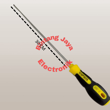 OBENG PLUSH VIPER 3312 UJUNG MAGNET PANJANG 30CM 300MM