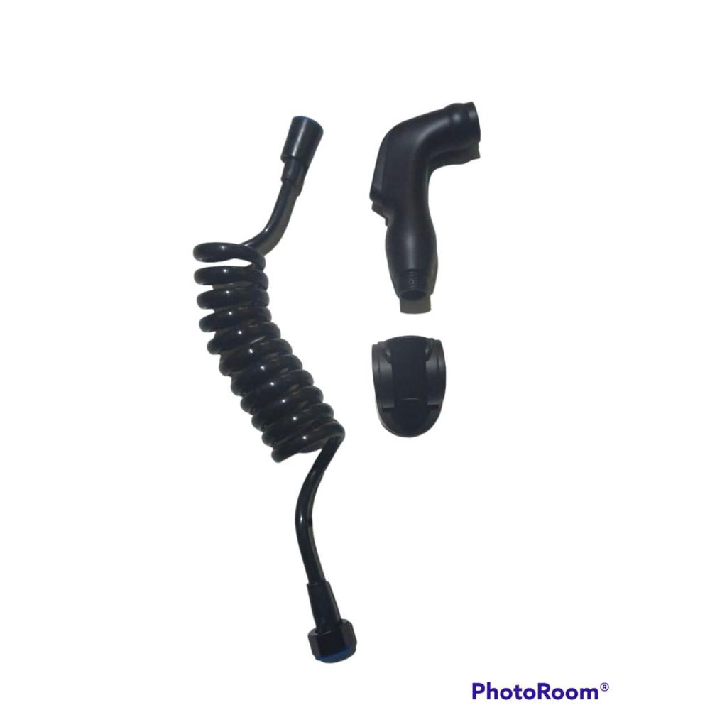 jet shower spiral hitam muya/bidet closet spiral murah