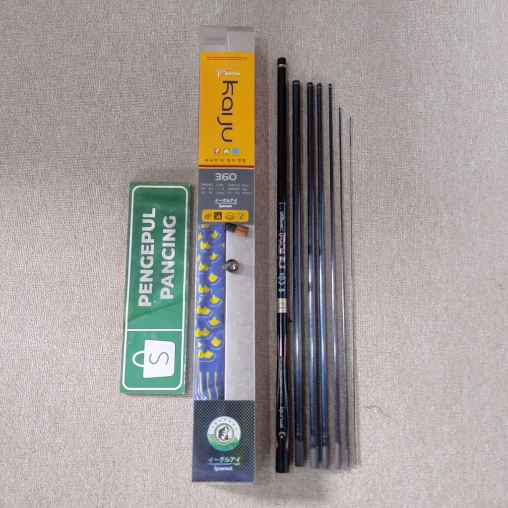 Tegek Iguruai Kaiju 360 - Joran Tegek Carbon Ringan, Action Medium