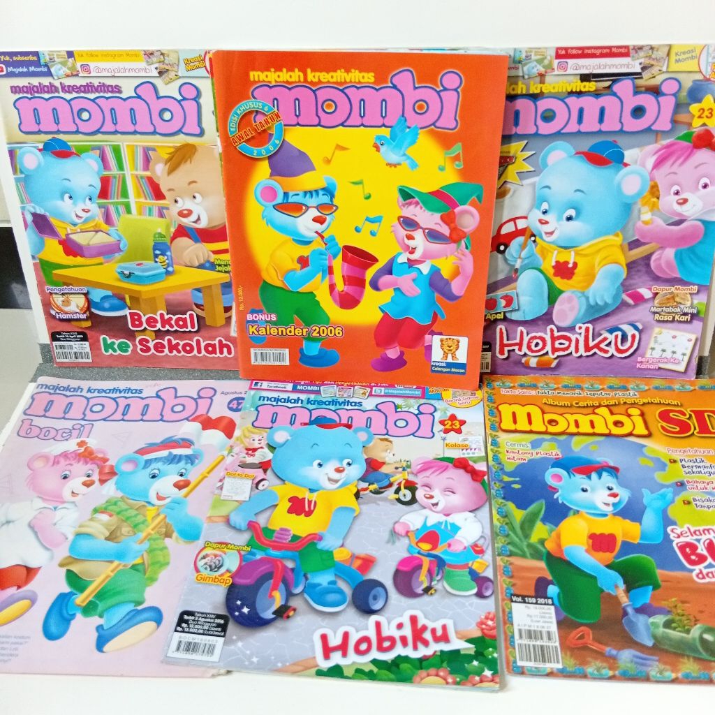Buku majalah kreativitas Mombi