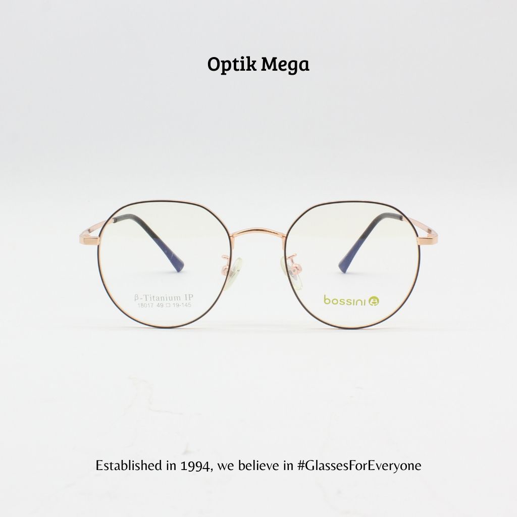 OPTIK MEGA - BOSSINI Titanium 18017 Black Gold/Matt Black Unisex