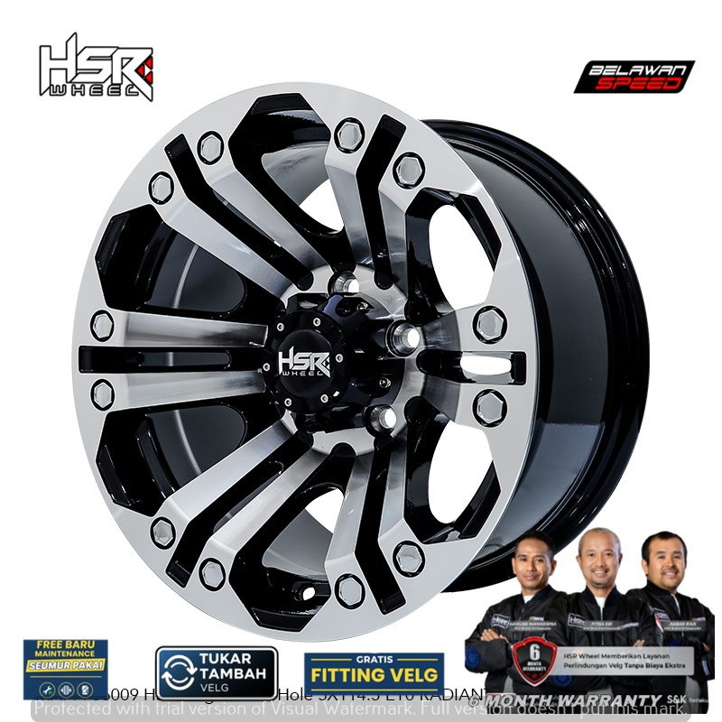 velg mobil terios rush hilux rangga hilux single hsr mappi Ring 15 R15 pcd 5X114.3-siap kirim