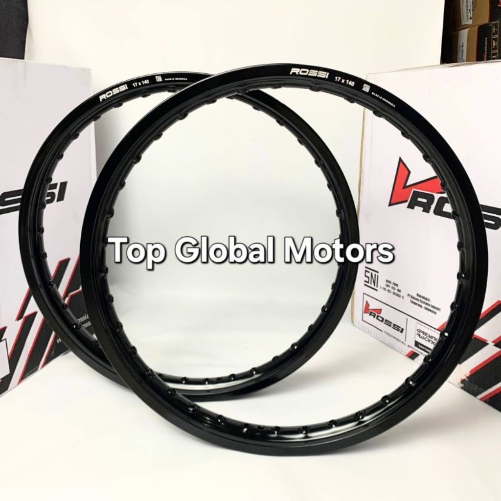 Velg Pelek ROSSI SNI Hitam Uk 140 160 Ring 17 Semua Motor