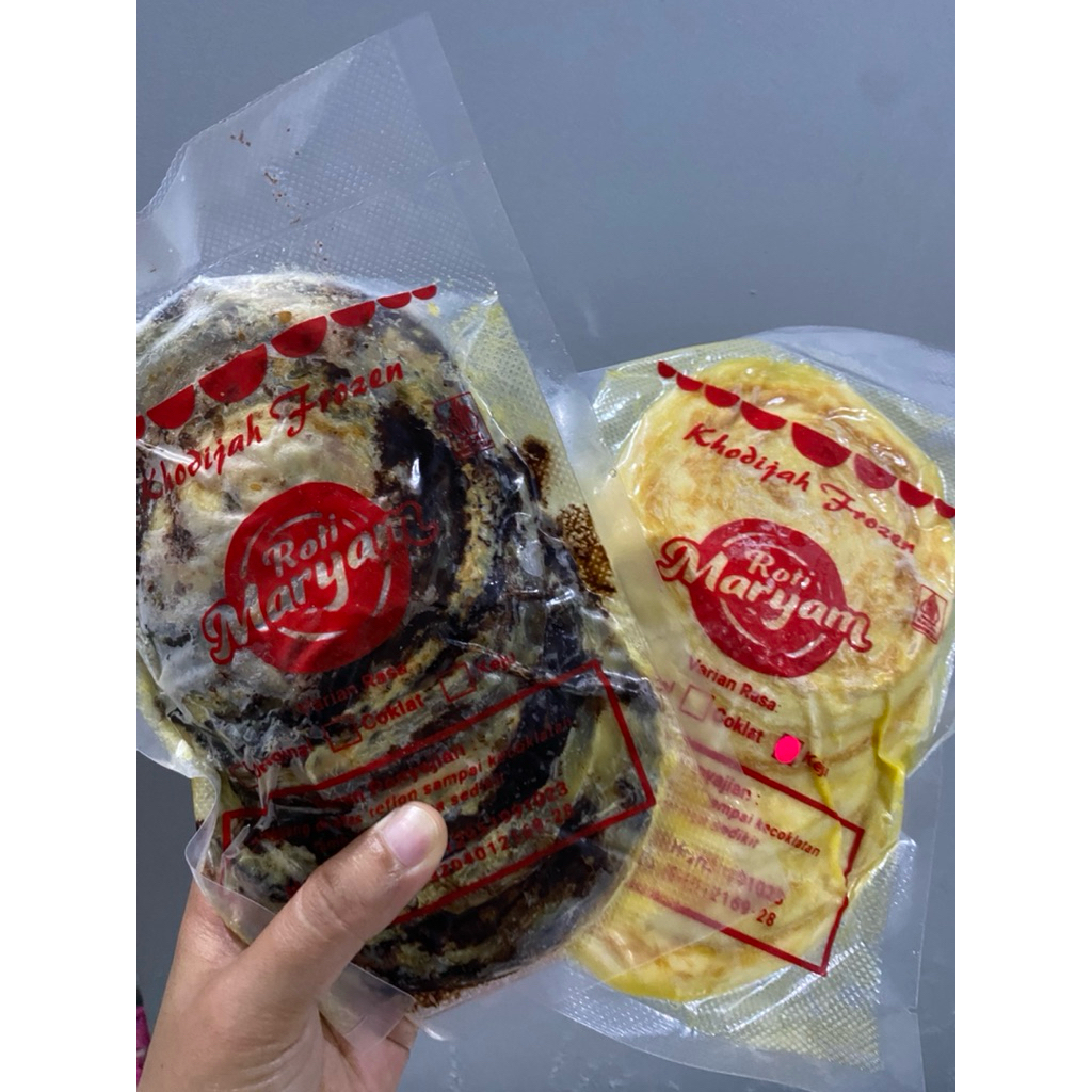 Roti Maryam Canai Cane isi 5 Original Coklat Keju Frozen Food Bandung