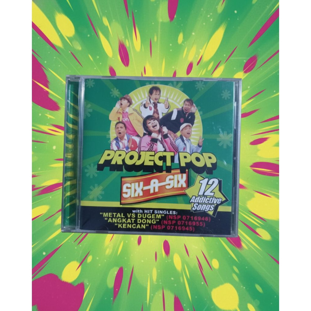 CD Project Pop - Six A Six (Bagus) / Metal vs Dugem