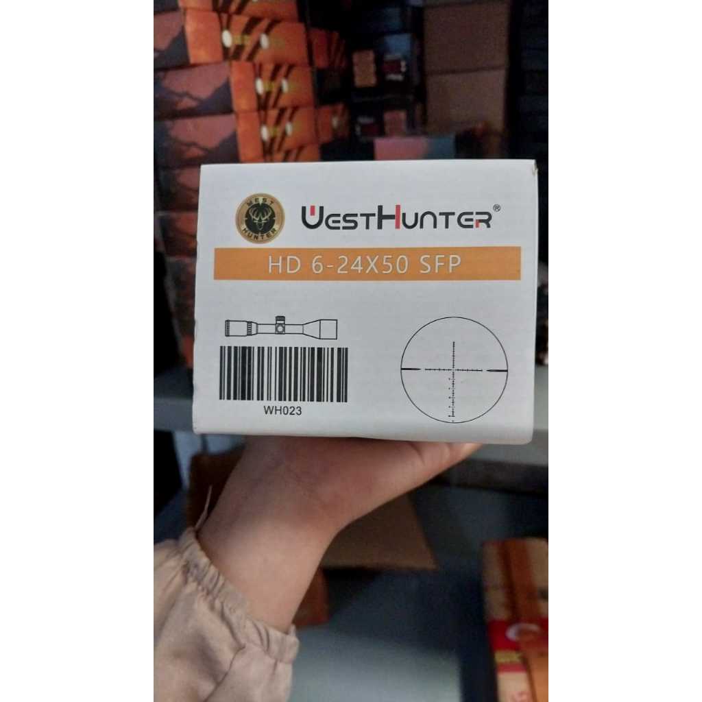 teleskop HD westhunter 6-24x50 sfp