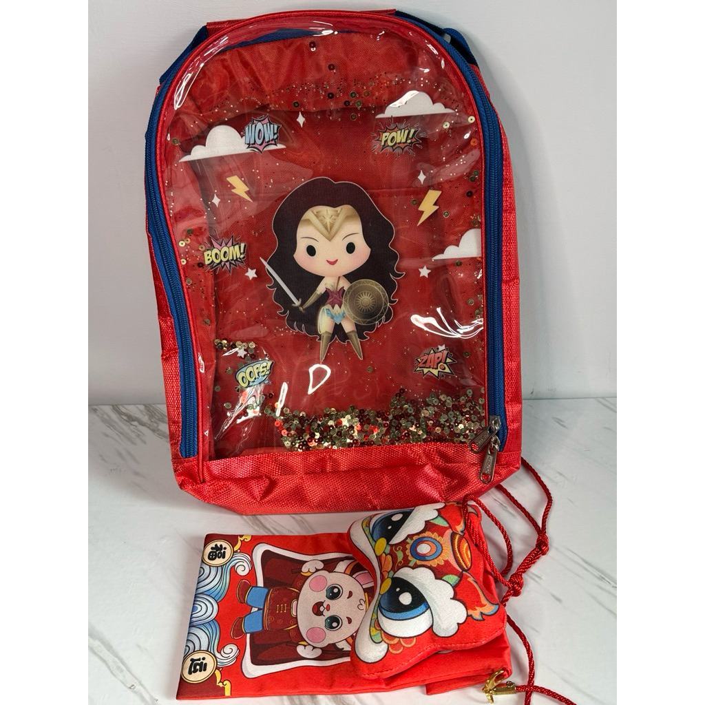 [PRELOVED-2pc] TAS WONDER WOMAN FREE TAS KECIL