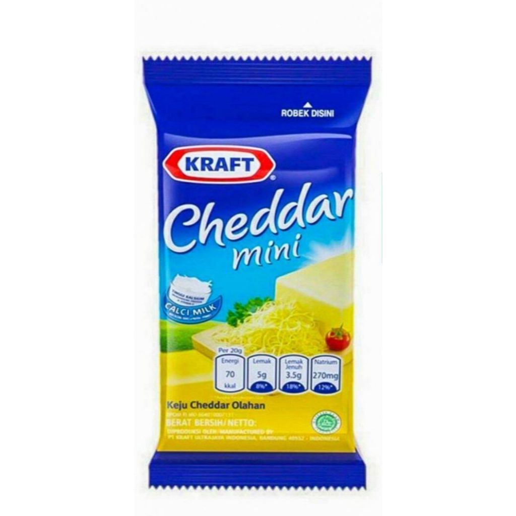 Keju Craft Chedar 30 gr, 70 gr, 165 gr Keju Serbaguna