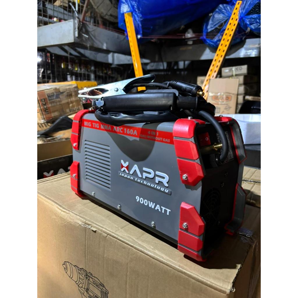APR MIG/TIG/MMA Welding Inverter (160A, 900W) XAPR APR-AP39Promax Paket lengkap Fullset Mesin Trafo 