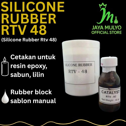 Silicone Rubber Rtv 48 / Silicon Rubber Rtv 48 + Catalyst / Silicon Ruber