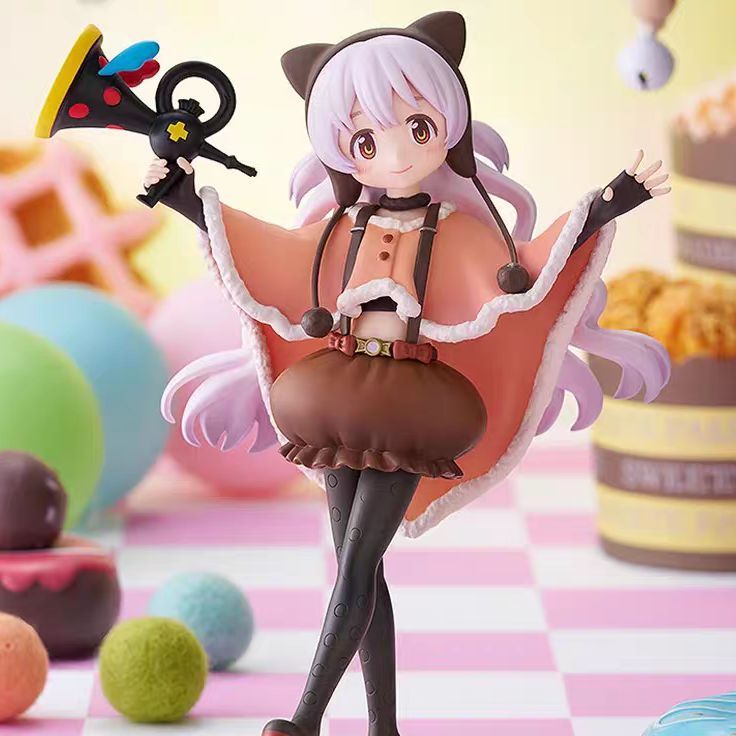 Action Figure PUELLA MAGI MADOKA MAGICA NAGISA MOMOE - Miniatur Anime Waifu Topper Kue Pajangan Toy