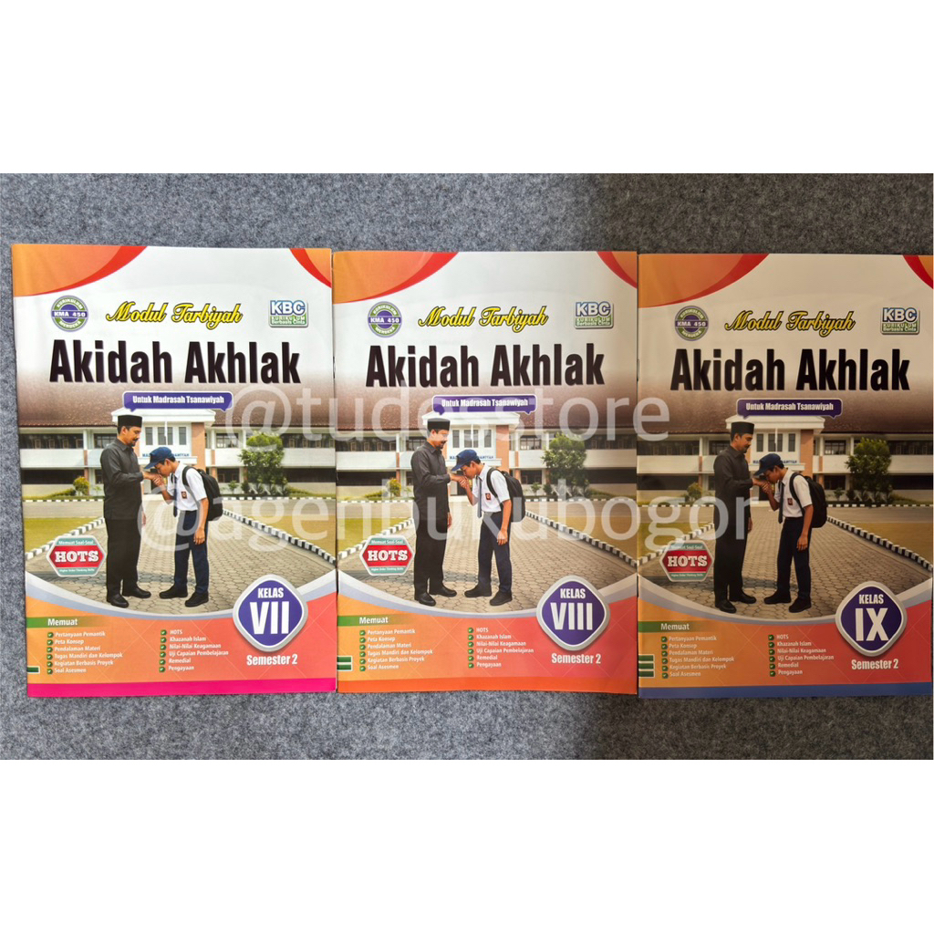 LKS bahasa arab fiqih akidah akhlak qurdis ski lengkap MTS SEMESTER 2 terbaru