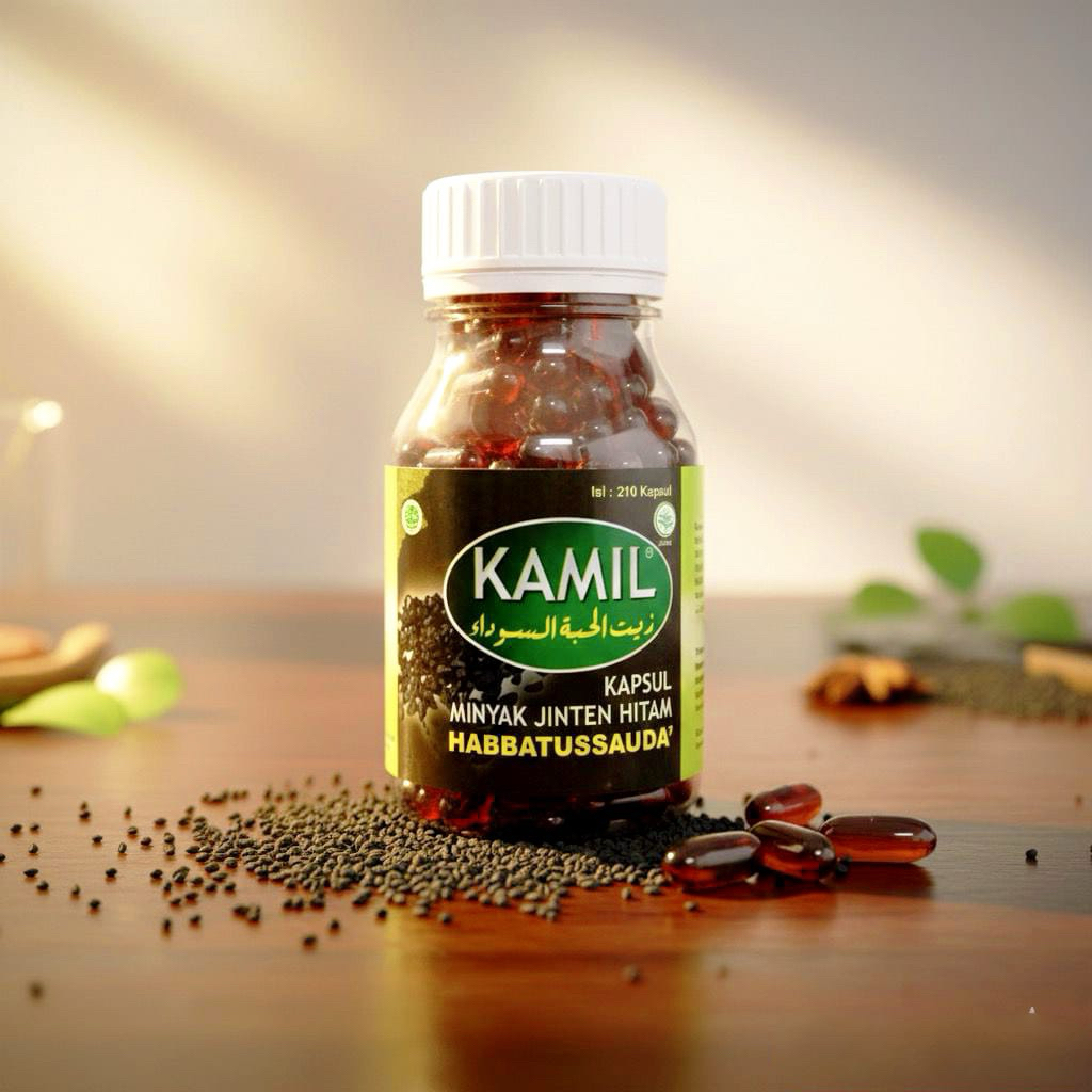 Kamil Habbatussauda Oil - Kamil Minyak Jinten Hitam 210 kapsul