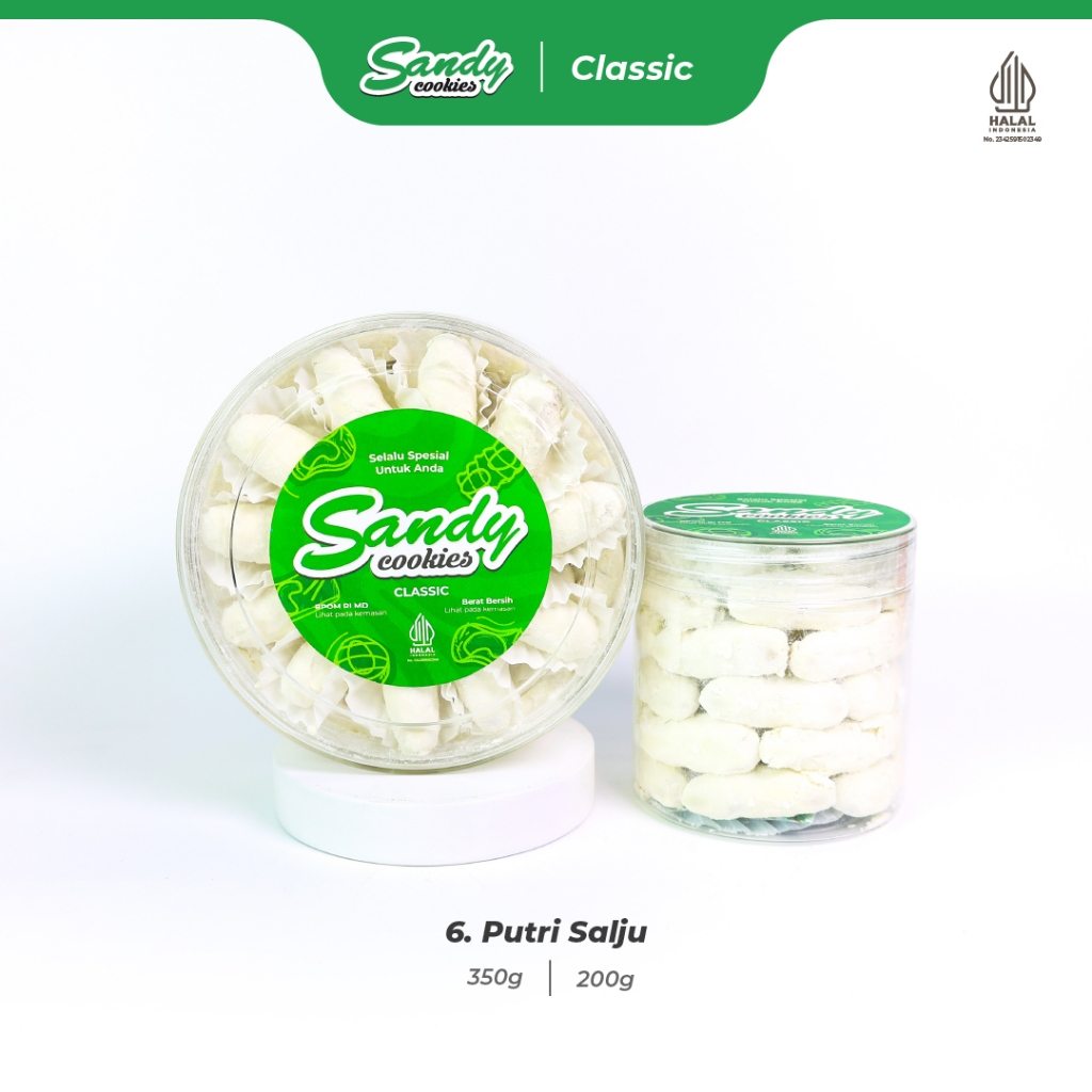 6. Putri Salju - Kue Kering Sandy Cookies Classic
