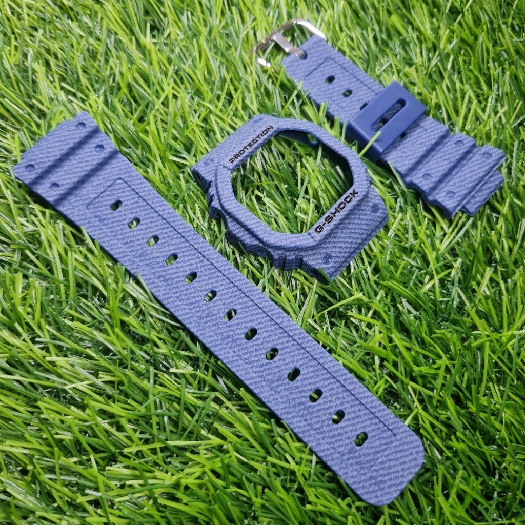 BNB BEZEL STRAP G-SHOCK DW-5600 DW-5700 GWX-5600 BLUE JEANS