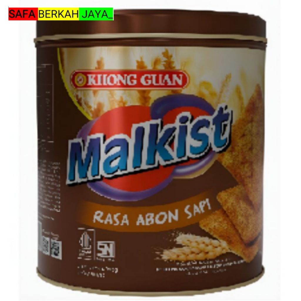 Khong Guan Malkist Abon Sapi Kaleng 395/biskuit lebaran