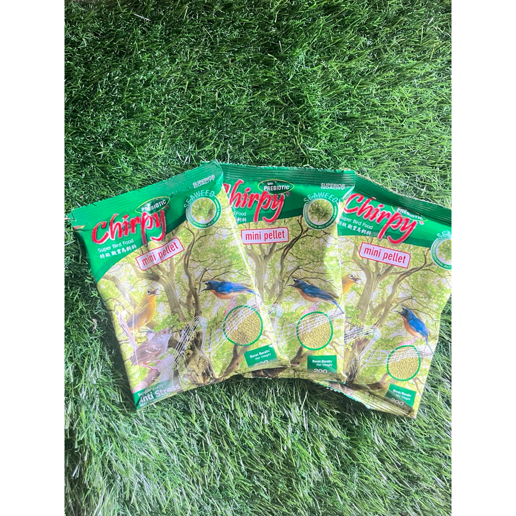 voer chirpy/ voer chirpy hijau/ voer chirpy hijau kecil/ por chirpy/ por chirpy hijau/ por chirpy hi
