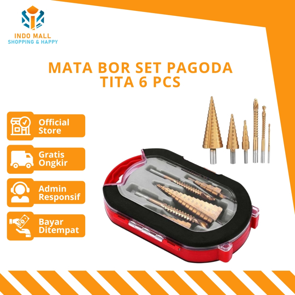 [COD IND] 6 pc set Mata Bor Set Pagoda/mata bor pagoda baja/mata bor pagoda tita