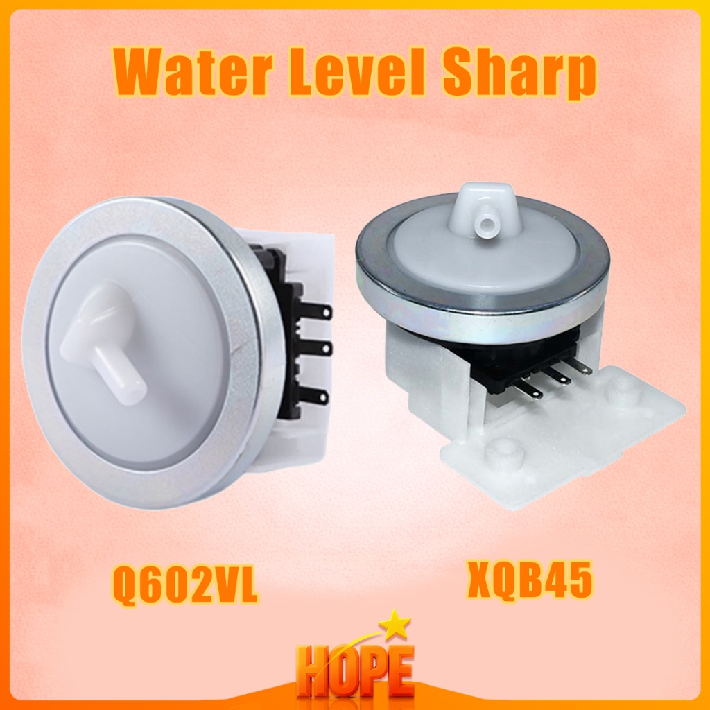 Water Level Sensor Sanyo /Sharp Air Mesin Cuci 1 Tabung Top Loadiing Universal 3 Pin XQB45 Q602VL ES