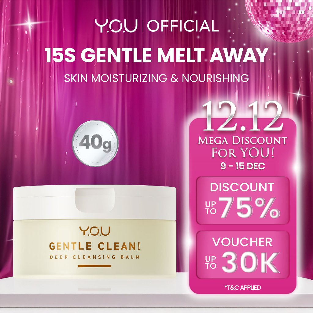 YOU Gentle Clean Deep Cleansing Balm-Cocomelt Pembersih Muka Make Up Remover All Skin Type Face Clea