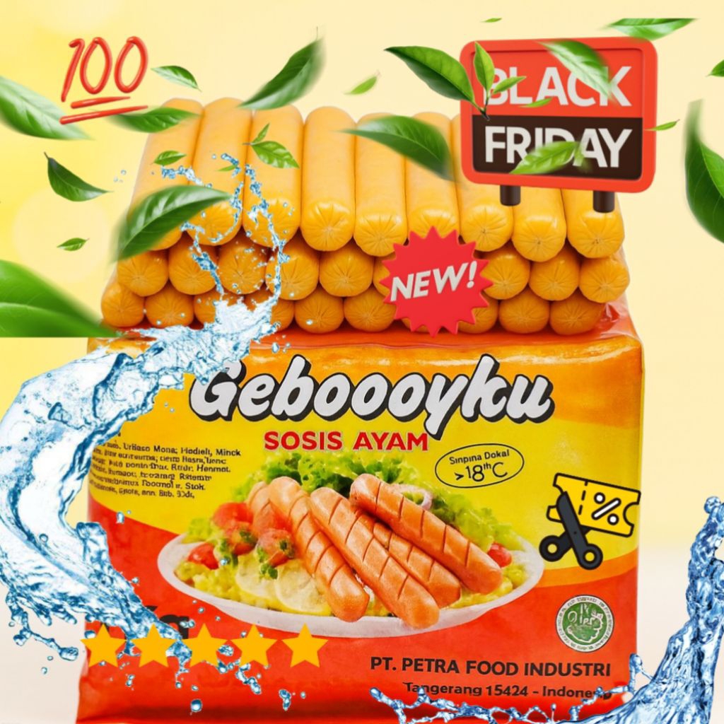 SOSIS AYAM GEBOY MINI/GEBOY MINI/SOSIS GEMOY 30 & 40