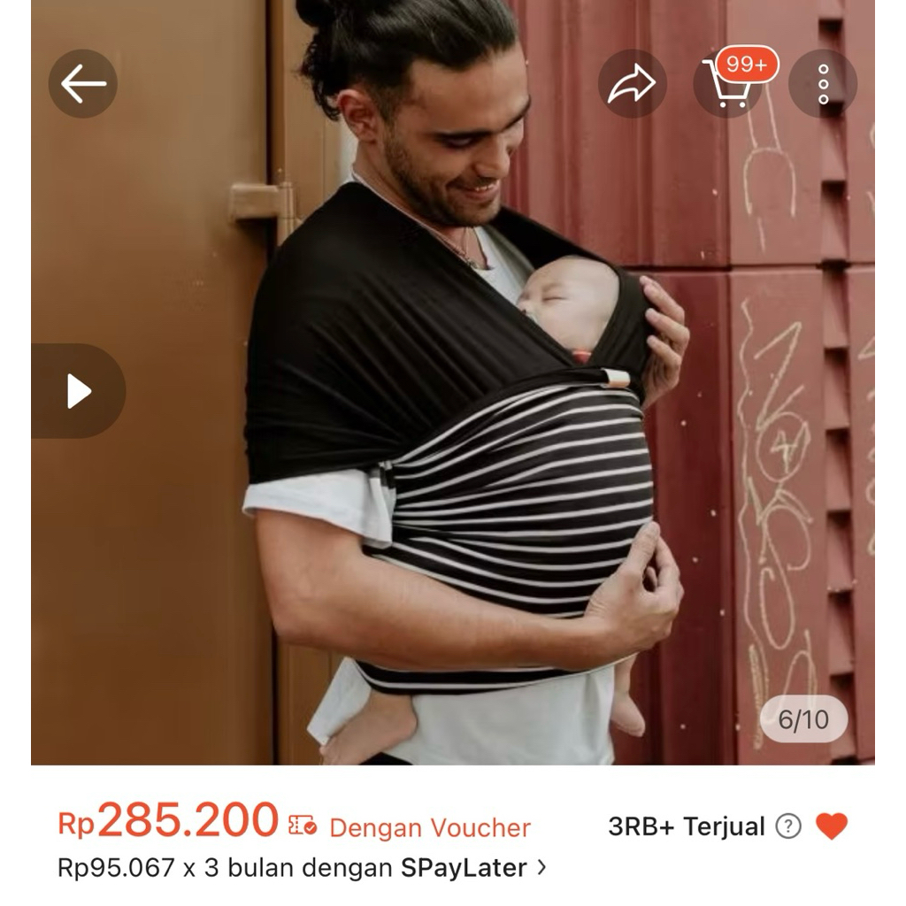 Preloved gendongan Mikhadou