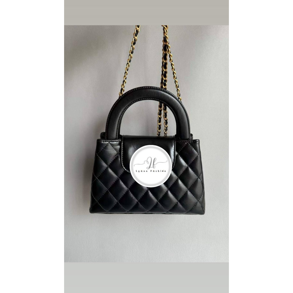READY TAS HANDBAG BLACK GHW