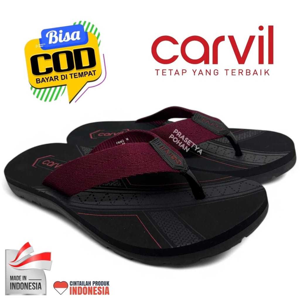 PROMO sandal CARVIL pria dewasa & anak . sandal jepit cowok . sandal