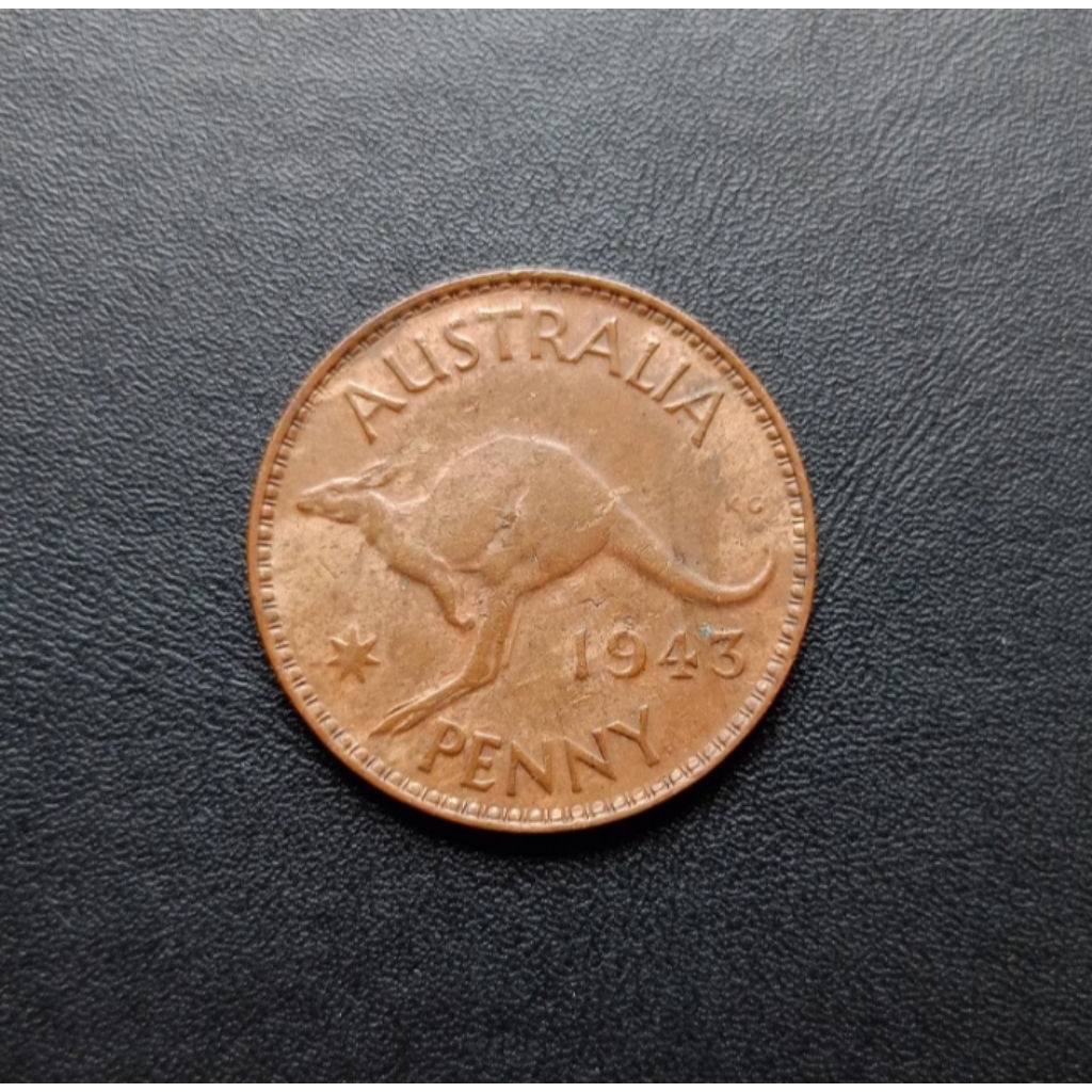 Koin Australia 1 Penny Coin Asing Kuno Jadul Asing Mancanegara