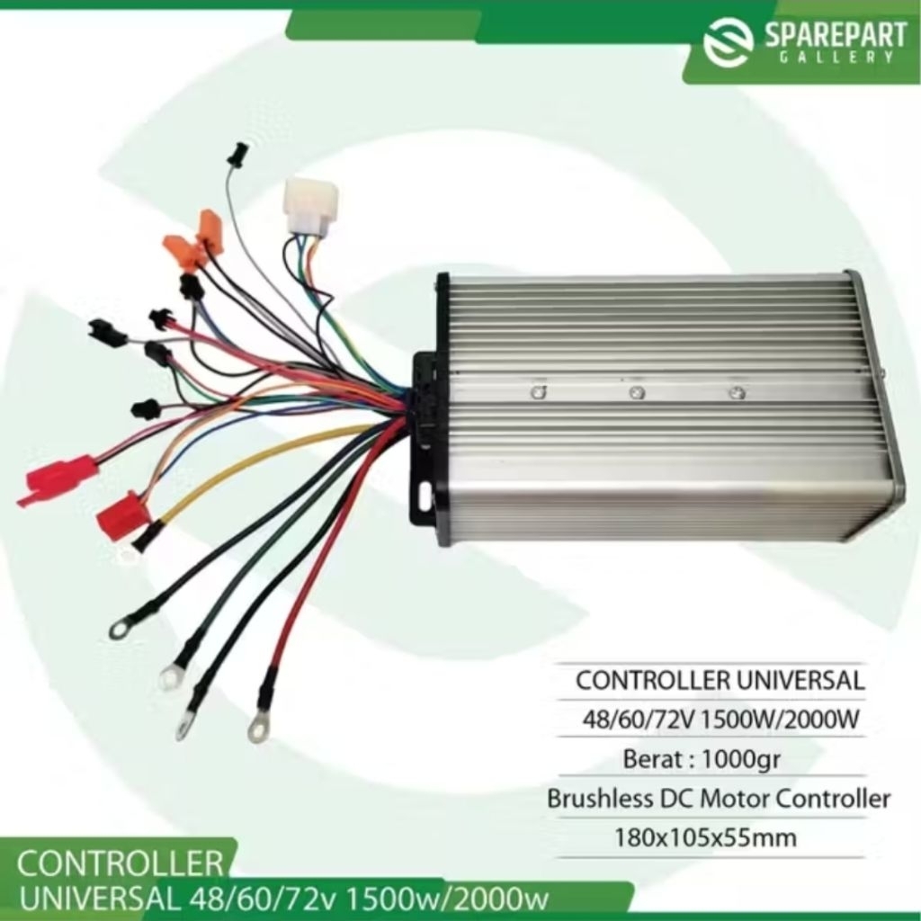 Controller universal BLDC 48/60/72v 2000W