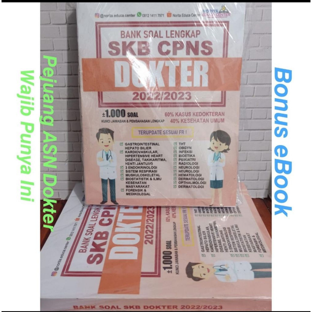 Buku drill Skb cpns dokter terupdate terlengkap original